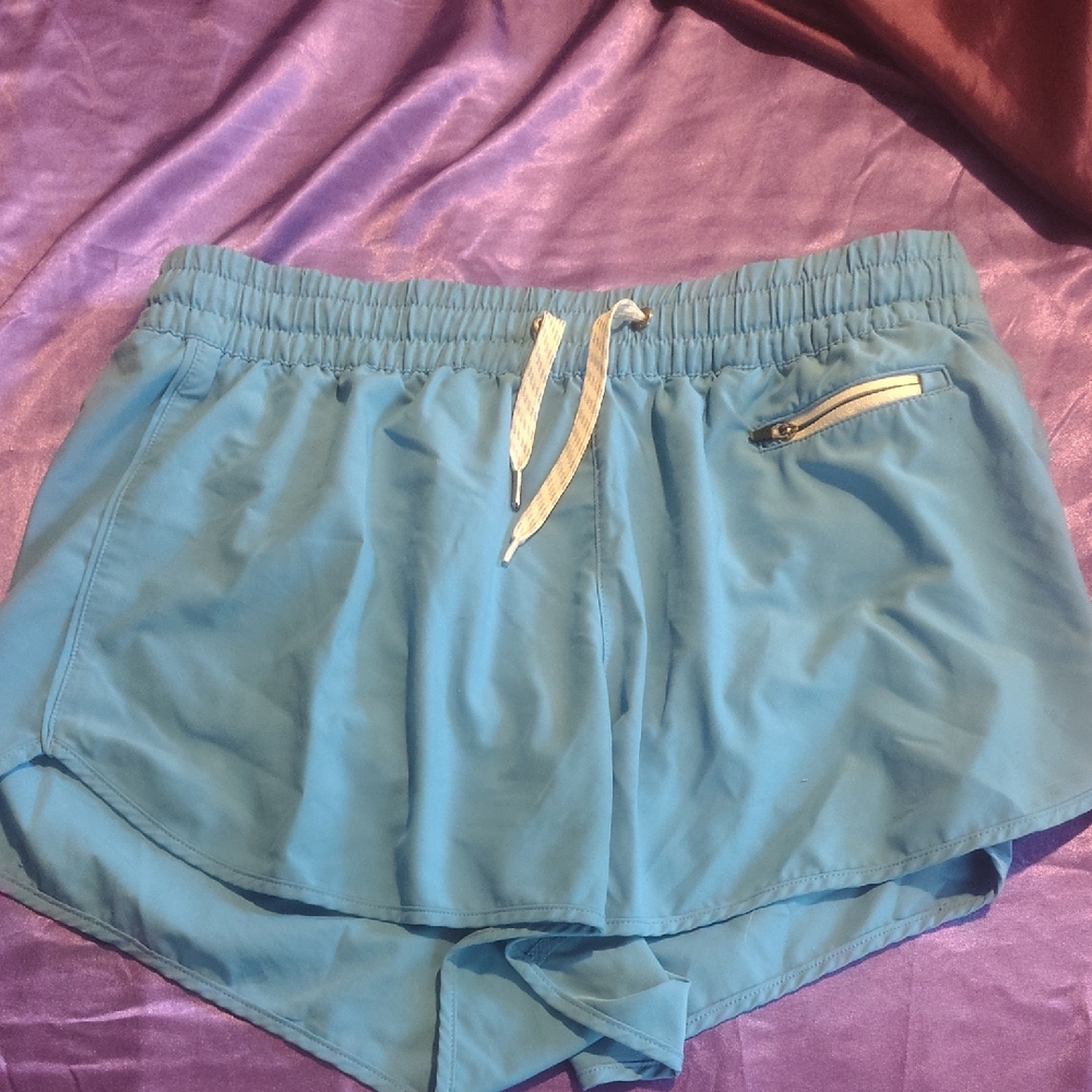 Vuori Light Blue Athletic Shorts